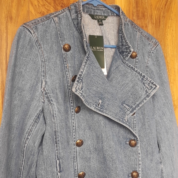 Lauren Ralph Lauren Double Breasted Denim … - Picture 5 of 11
